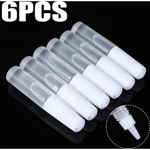 6Pcs Diamond Painting Glue Non-toxic 6ml Cross Stitch Glue for Artwork Craftwork Painting Accessories Sticky Drill Glue