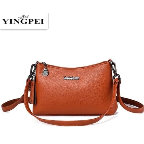 European Retro Fashion Ladies Square bag 2020 New Quality Matte PU Leather Womens Handbag Tote Shoulder Messenger Soft Bags