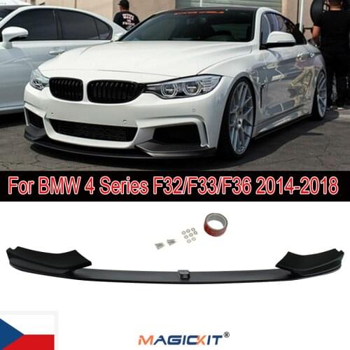 MagicKit M-PERFORMANCE Front Spoiler Splitter Black Matte fits for BMW F32 F33 F36 M Bumper
