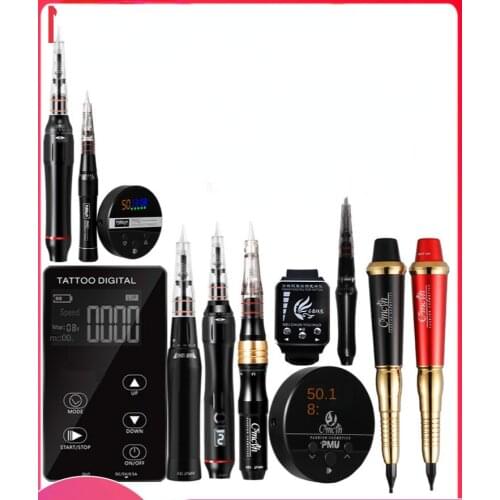 Embroidery Machine All-in-One Machine Inner Eyeliner Eyebrow Tattoo Full Throw Hemp-Free Instrument Half Throw Machine Grain