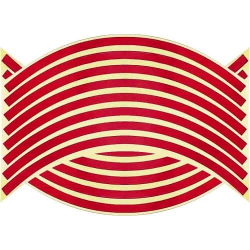 Motorcycle Styling Wheel Hub Rim Stripe Reflective Decal Stickers Safety Reflector For YAMAHA