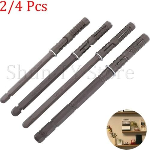 2/4 Pcs Invisible Metal Floating Brackets Heavy Duty Hidden Shelf Support Bracket Wall Mounted Multifunctional Home Hardware