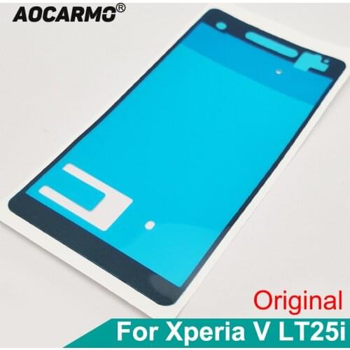 Aocarmo Original Front Frame Sticker Glue LCD Display Screen Waterproof Adhesive For SONY Xperia V LT25i