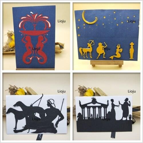 Ancient greek rome Metal Cutting Dies for DIY Scrapbooking Photo Album Decorative Embossing Paper Card Crafts