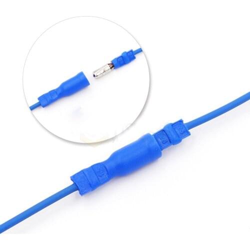 PVC all insulated sheath, male and female terminals connecting wire cross section 0.5-1.5mm2 (American wire code 22-16)