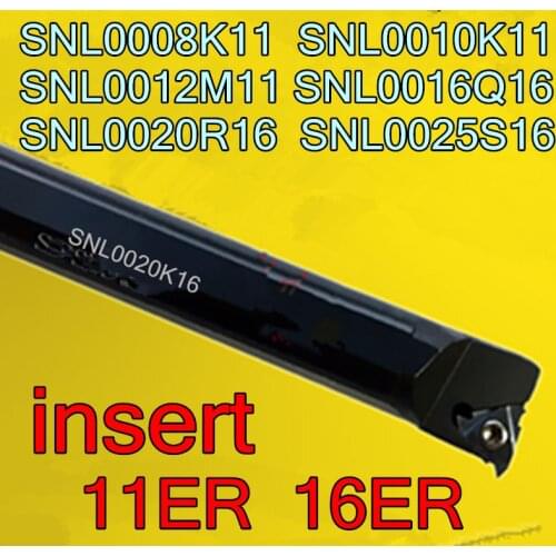 SNL0008K11 0010K11 0012M11 0016Q16 0020R16 0025S16 insert 11ER 16ER CNC Inner hole thread Left hand turning tool