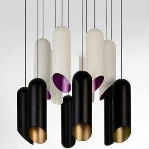 Modern Pendant Light Lamps Aluminum Indoor Lighting Hanging Light Dia 10cm 12cm 15cm white black LED Decoration Pendant lamps