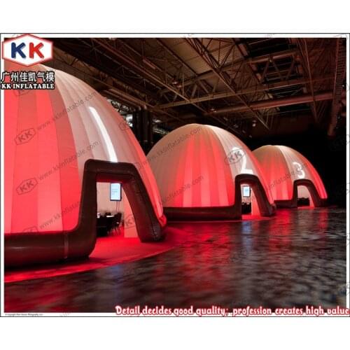 LED inflatable office tent giant lighting inflatable dome tent