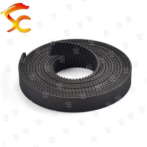 High Quality 10meters/lot HTD 3M 3MM timing belt width 3mm Rubber 3M-3mm small backlash 3M Open Belt For 3D print