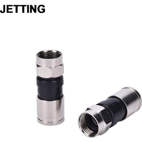 Snap Seal Plug Connector For Sky Satellite Virgin Cable Wholesale 2 Pcs/lot RG6 F Type Compression