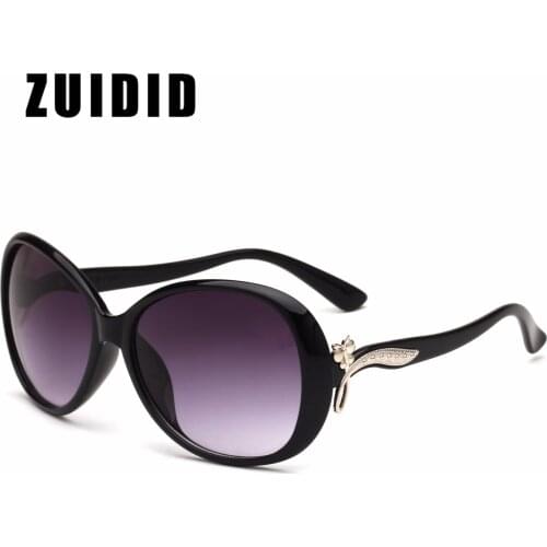 ZUIDID Lady Luxury Vintage Oval Sunglasses Women Shades Elegant Goggles Female Sun Glasses oculos de sol feminino