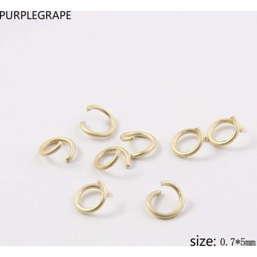 100pcs Diy Jewelry Accessories Asian Gold Color Matching Ring Single Ring Open Ring Earrings Handmade Materials