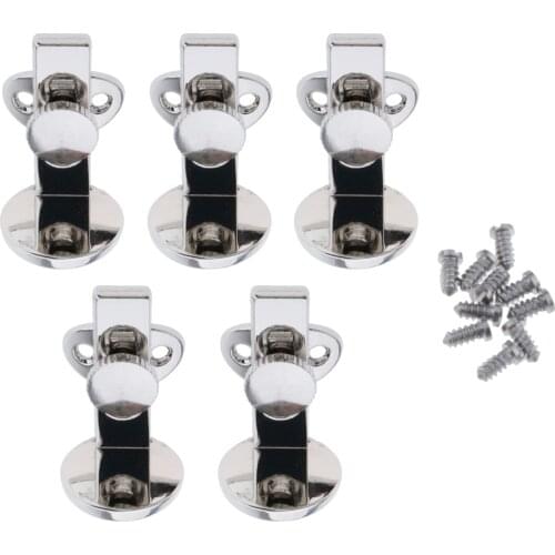 5pcs Adjustable Clarinet Thumb Rest Finger Protector w/ Screws Woodwind Parts Accessories for Clarinet