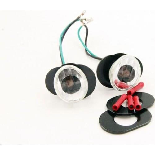 Aftermarket free shipping motorcycle parts Clear Flush Mount LED Turn Signals Light For ZZR600 ZZR 600 2005 2006