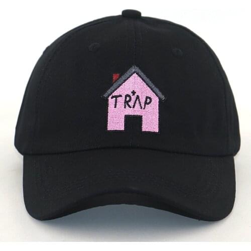 New trap house fashion dad hat men women hip hop baseball cap cartoon pattern embroidery sports snapback hats unisex