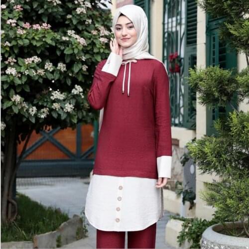 Elegant two pieces silky muslim abayas sets Worship service robe suits hit color Abaya Robe Tunic Jubah dubai Ramadan sets F1872