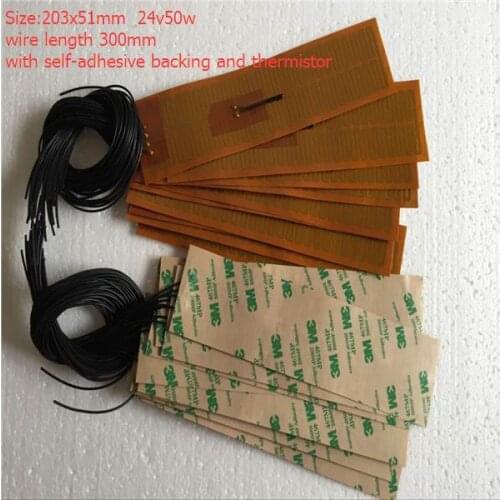 24v reprap electric polyimide film heater, polyimide film heating film