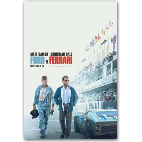 Ford V Ferrari Movie Posters And Prints Classic 1960s Ford GT40 Wall Art Canvas Paintings Poster Nordic Decoration Home