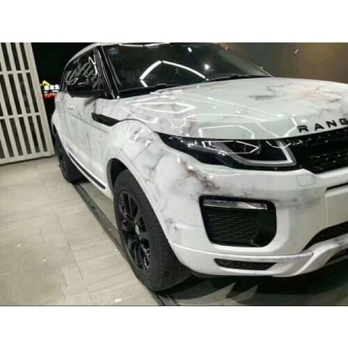 Gloss PVC Waterproof Marble Pattern Film Sticker Wallpaper Adhesive Furniture Decal Wrapping Car Wrap Foil With Air Release