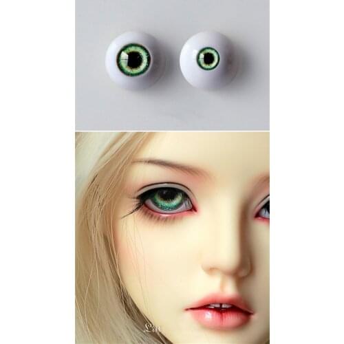 BJD doll imitation eyeballs fashion eye pressure eyeballs 10mm12mm14mm16mm18mm small iris black tea avocado and other varieties