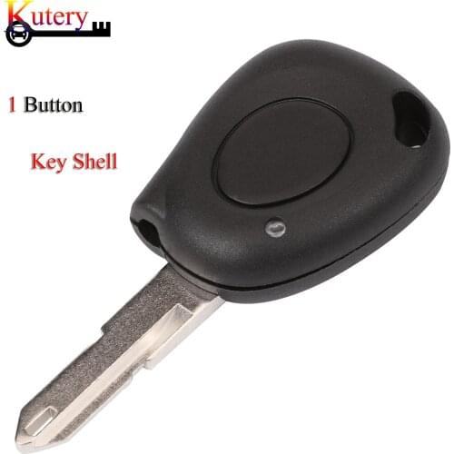 Kutery Remote Car Key Shell For Renault Kangoo Trafic Laguna Megane Scenic 1 2 3 With Uncut Blade 1 Buttons Remote Case Fob
