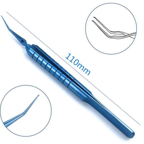 Best Titanium Akahoshi Capsulorhexis Cross Action Forceps Ophthalmic Eye Instruments