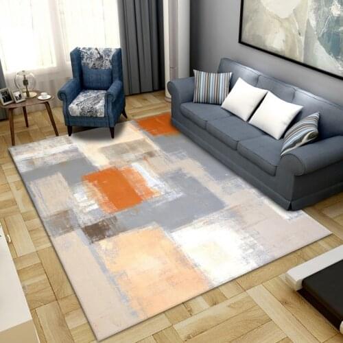 Fashion Living Room Area Rug Abstract Geometry Bedroom Carpet Prayer Mat Splash Ink Printing Kitchen Rug Home Decor Doormat