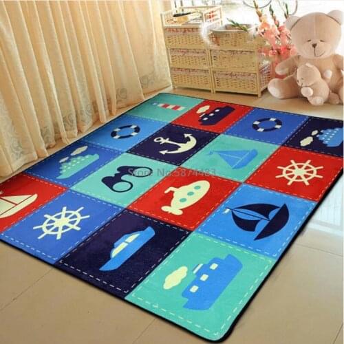 Cartoon Childrens Carpet Living Room Coffee Table Bedroom Carpet Bedside Blanket Childrens Baby Crawling Big Floor Mat Carpet