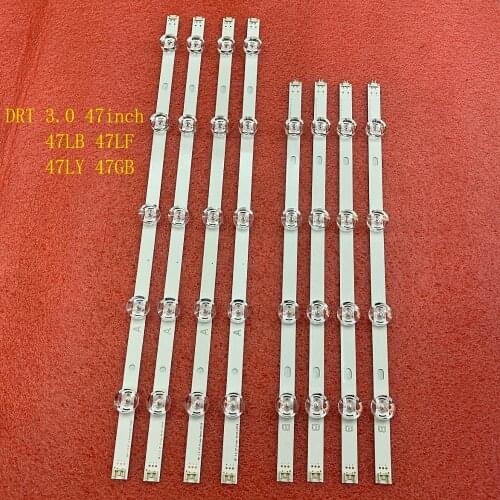 New 5set=40 PCS LED strip For LG 47LB600 47LB5800 47LB6500 47LB5500 47LB5500 47LB5600 6916L-1715A 1716A 1948A 1949A 1961A 1962A