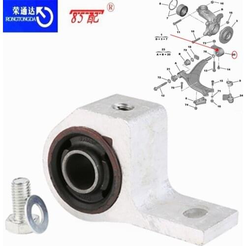 Front triangle arm hinge 352375 3532501 For Citroen Berlingo/Xsara Picasso/ZX For Peugeot 306/Partner Front suspension bushing