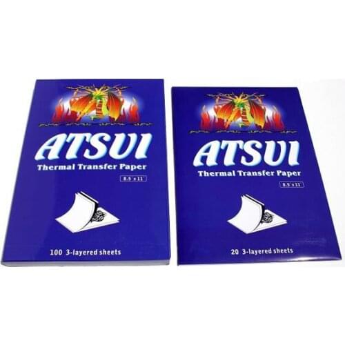 100PCS Tattoo transfer paper A4 white transfer cream transfer ink tattoo handle disposable I174