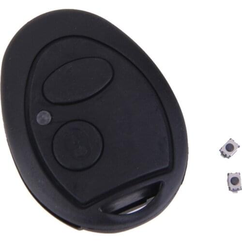 Rubber 2 Button Car Key Shell Case Fob Cover For Land Rover Discovery 2