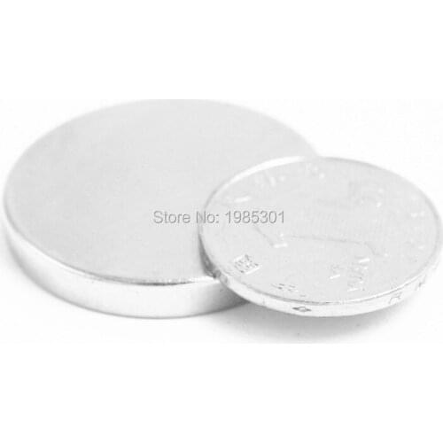 50pcs Strong Round Dia 35mm x 10mm N35 Rare Earth Neodymium Magnet Art Craft Fridge 35x10mm