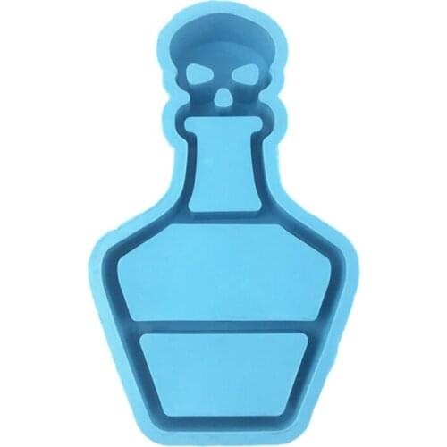 Bottle Shaped Organizer Rack Epoxy Resin Mold Jewelry Makeup Storage Box Shelf Display Stand Tray Silicone Mould DIY Crafts