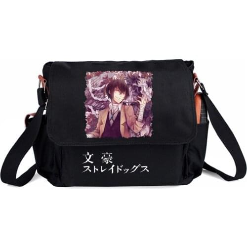 Bungou Stray Dogs Anime Women Men bag Teenager Students Handbags Nylon Hand Bags messenger bag Tote