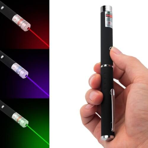 Laser Pointer 5MW 530Nm 405Nm 650Nm Funny Interactive Laser Pen Pointer High Powful Pet Cat Toy Light Sight Bright Power Red Dot
