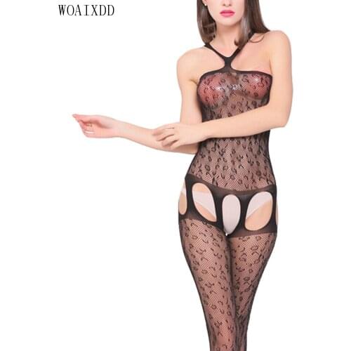 12 Styles Sexy Costumes catsuit underwear Erotic Open Crotch Bodystocking Teddy Lingerie Crotchless BabyDoll lingerie porno sex
