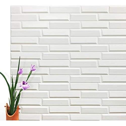 10pc 77*70cm 3D Wall Sticker Imitation Brick Bedroom Decor Waterproof Self-adhesive Wallpaper For Living Room TV Backdrop Decor