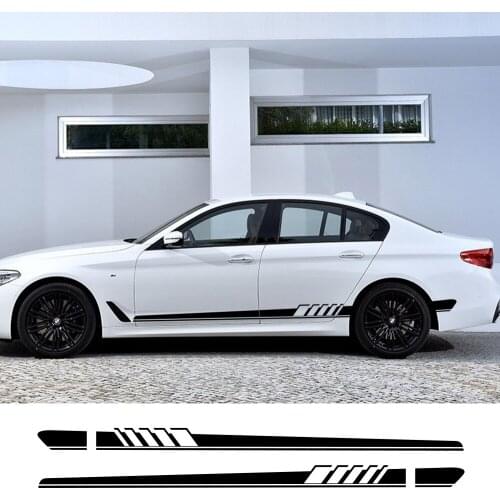 2Pcs Car Side Sticker For BMW E46 E39 E90 E91 E60 E36 E87 E92 E30 E34 E61 E62 E93 E28 E53 E70 Automobile Car Tuning Accessories