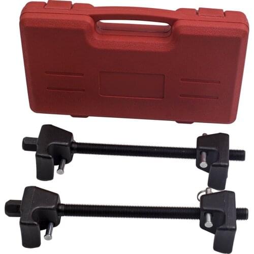 2X Strut Coil Spring Compressor Removal Installer Tool Kit Heavy Duty For MacPherson w/Detent pin 300MM