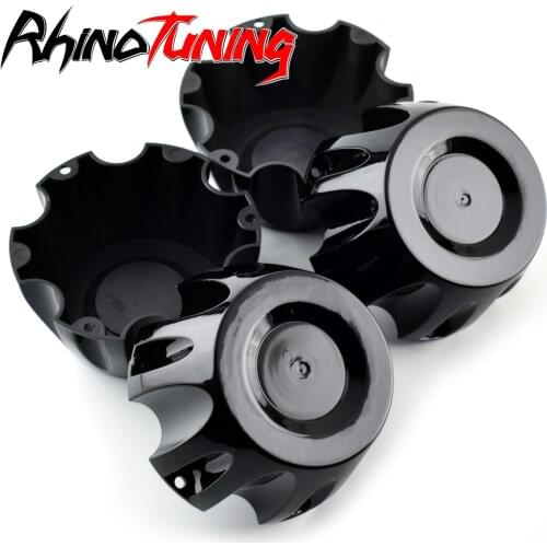 4pcs 136mm Bright Black Wheel Hub Center Caps Accessories For #C-018 Decoration Tools For Car Refit