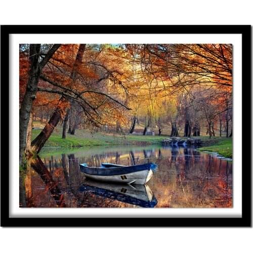 Diamond Embroidery Landscape Full Square Rhinestones Diamond Painting Cross Stitch Bedroom Decor Handmade Crafts