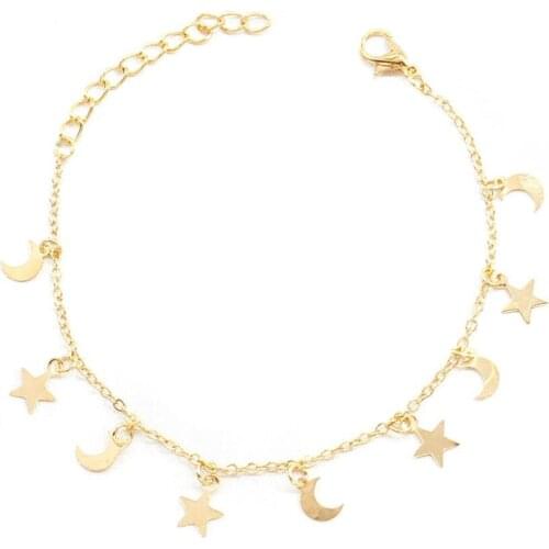Bohemian Star Moon Bracelet For Women Sunshine Beach Charm Jewelry Accessories Friendship Gift
