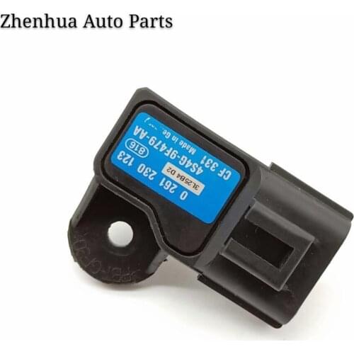 1pc 0261230123 MAP Sensor Intake Air Boost Pressure For Mazda-Ford C-Max Escape Fusion Expedition Explorer Mustang Transit