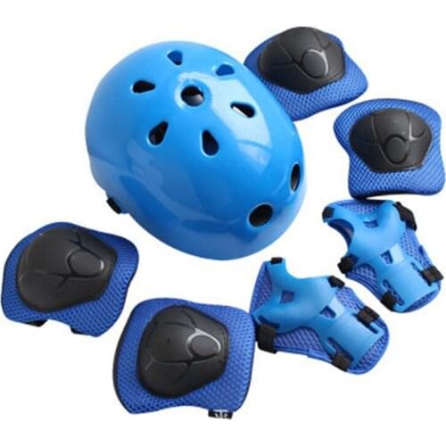 Children Roller Skating Helmet Set Knee Wrist Guard Elbow Pads Protection Guard Kids Child Scooter Skateboard Safety Cover Gear