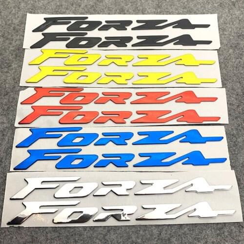 Scooter Motorcycle Emblem Side Fairing Sticker Decal Logo Symbol Mark For Honda FORZA 125 250 300 MF13
