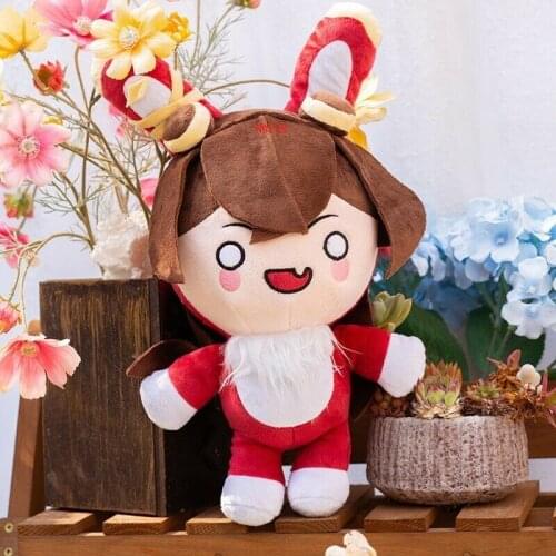 Genshin Impact Amber Rabbit Plush Doll Baron Bunny Stuffed Toy Cosplay Props