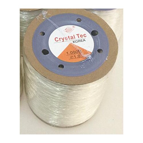 Round Elastic Line Dia 1.0mm 1000 M Transparent Color Crystal Beading Cord String Thread for DIY Necklace