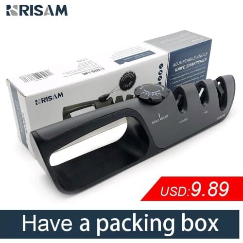 Kitchen multi-function adjustable Angle, tungsten steel, ceramic knife sharpener, a good helper in the kitchen