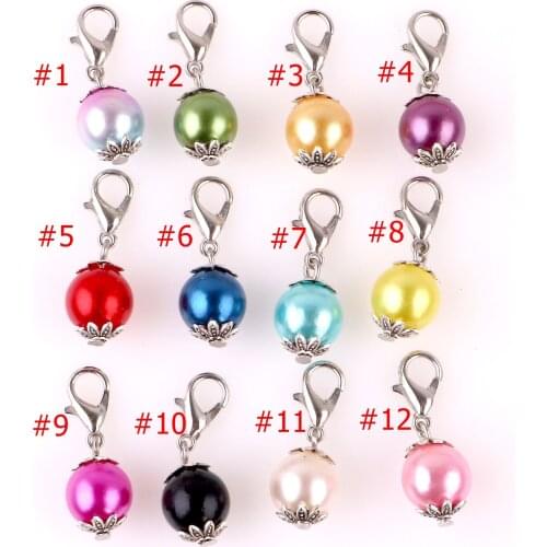 12pcs Zinc Alloy Knitting Stitch Markers Crochet Stitch Lock Knit Needlework Accessories Knitting Locking Stitch Markers